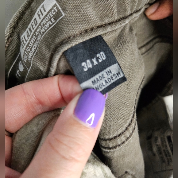 Carhartt Mens Relaxed Fit 34x30 - Picture 3 of 3